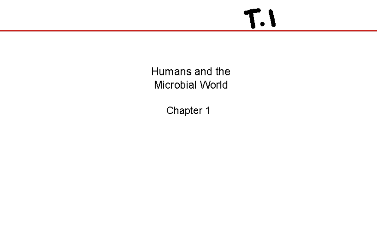 BIO205 Chapter 1 - The Microbial World Overview and Key Concepts - Studocu