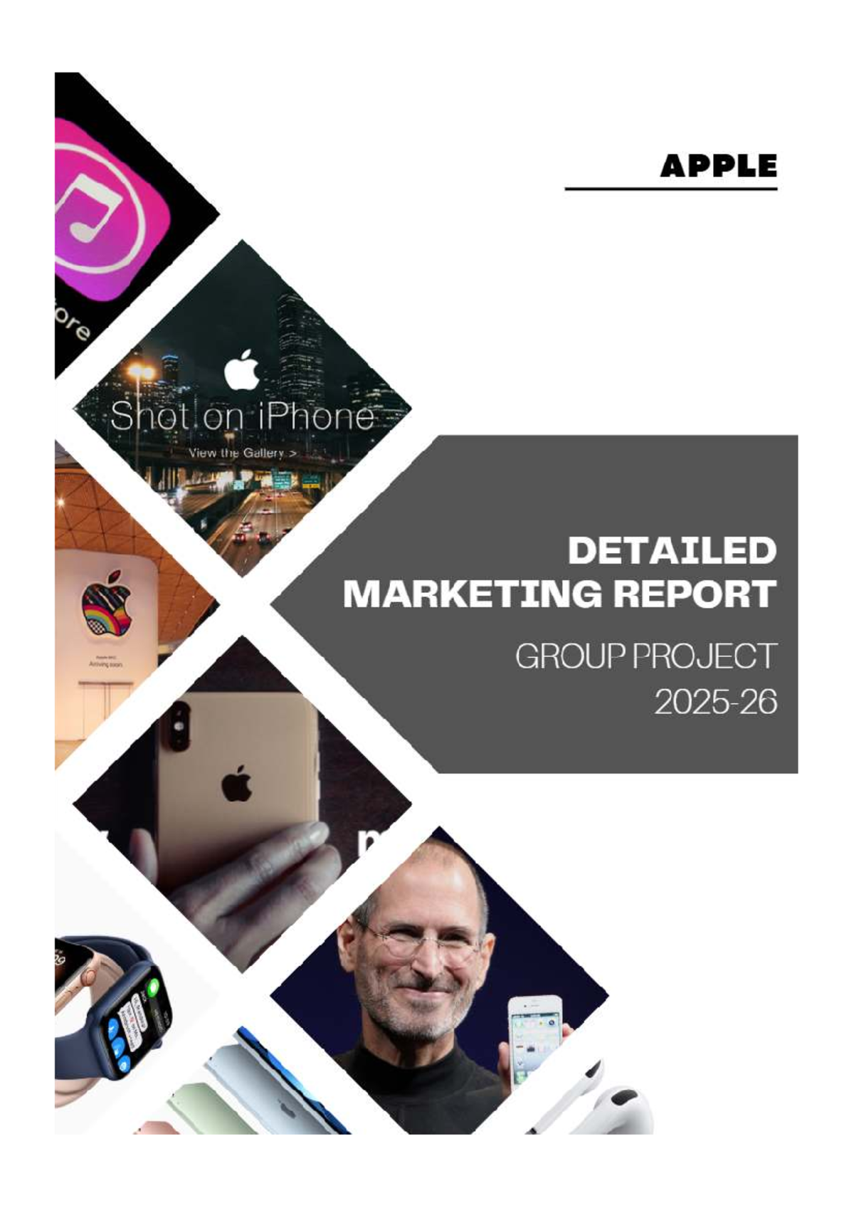 Apple Inc. Marketing Analysis Report (MKT 101) - Studocu