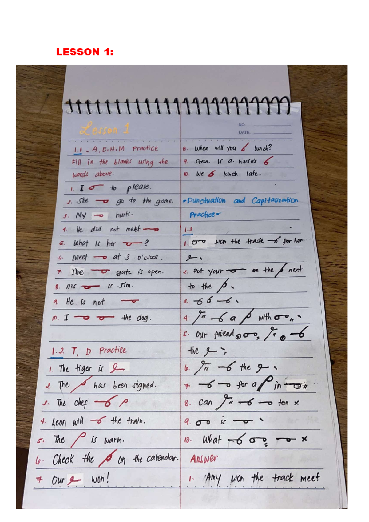 Shorthand Notes for Lesson 1: Practice & Exercises - Studocu