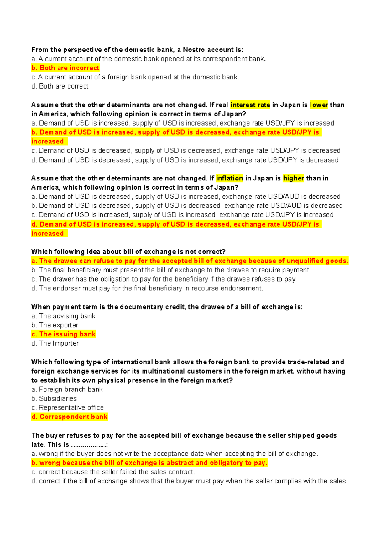 TTQT - Bank Instruments and International Payment Mechanisms Study ...