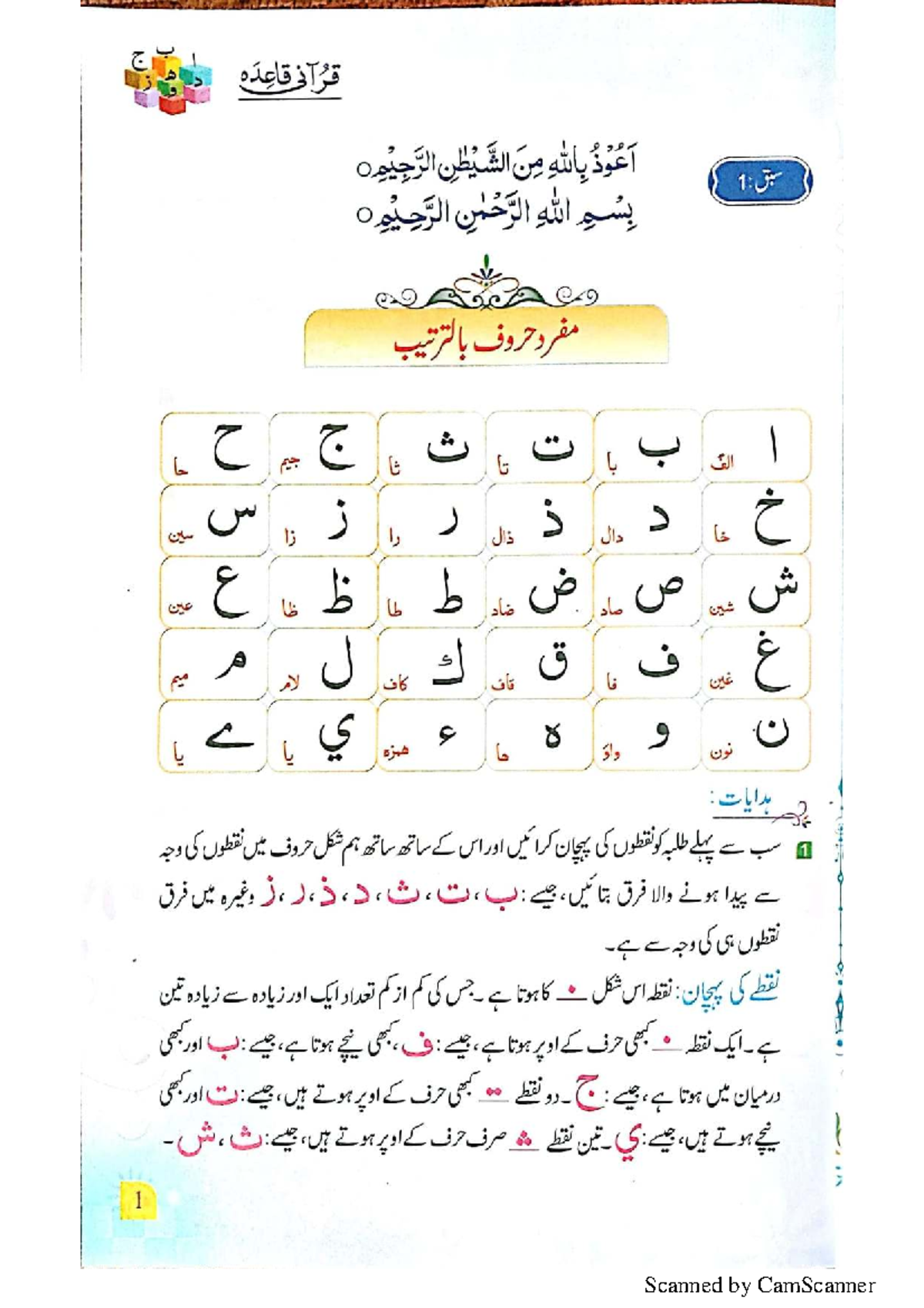 Qurani Qaida Study Notes for Course C. 1:00 - Studocu