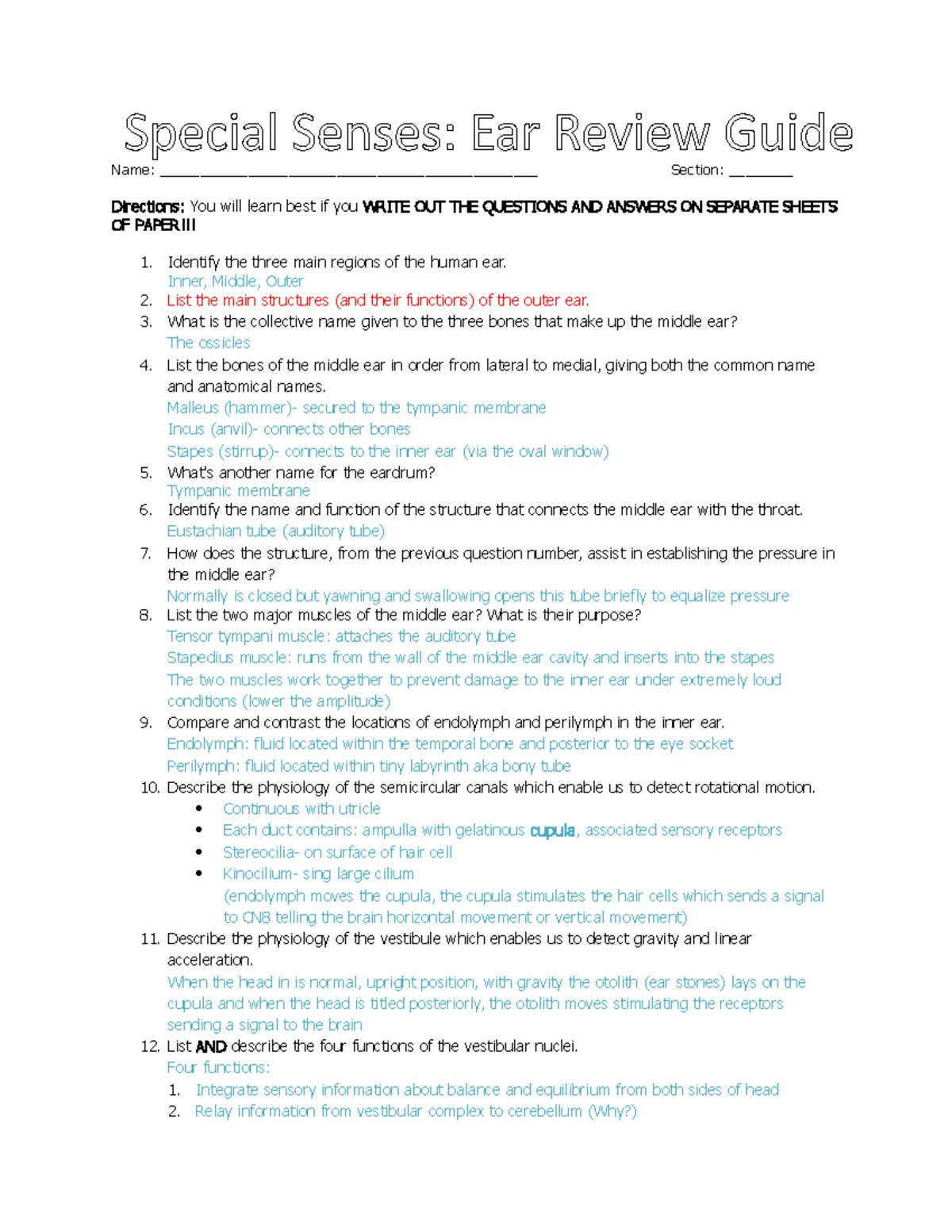 Lymphatic System Final Exam Study Guide (BIO 101) - Studocu