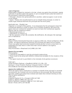 Partnership Law Overview (LA1): Key Concepts and Case Studies - Studocu