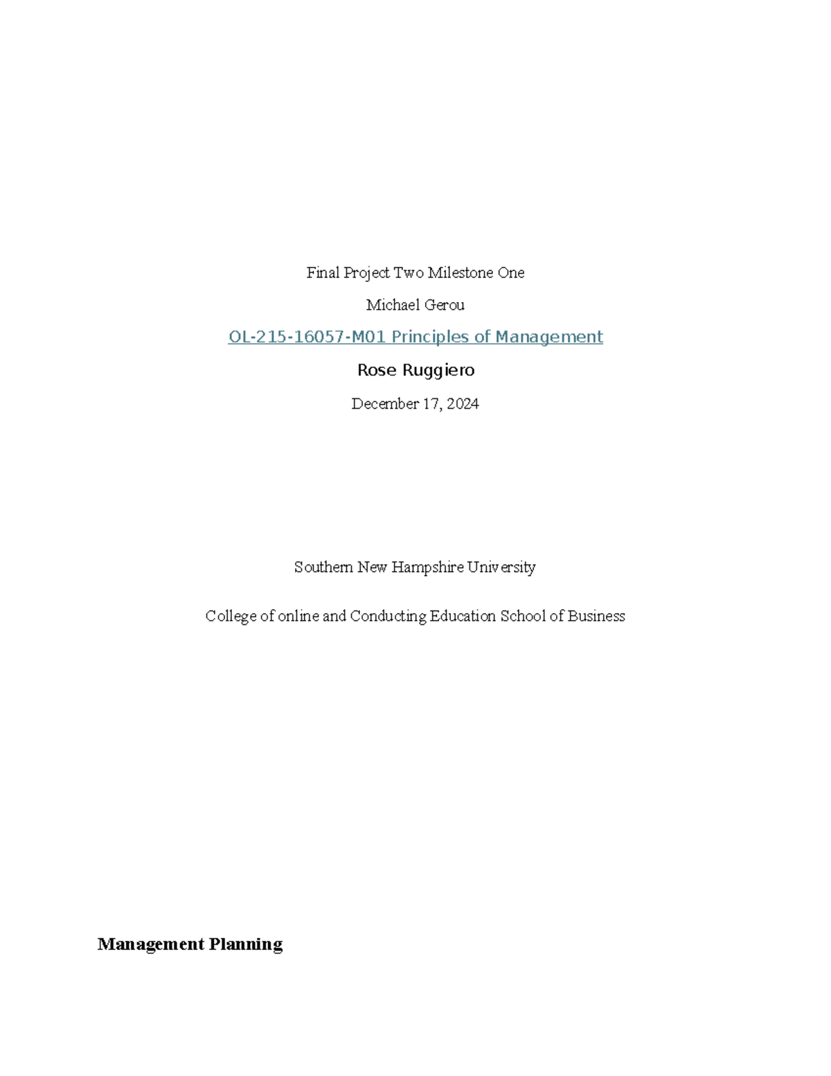 Project two milestone one - Final Project Two Milestone One Michael ...