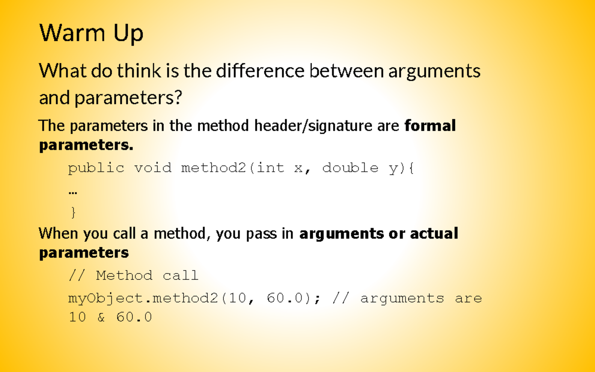 AP Computer Science A: Calling Instance Methods & Return Values Notes ...