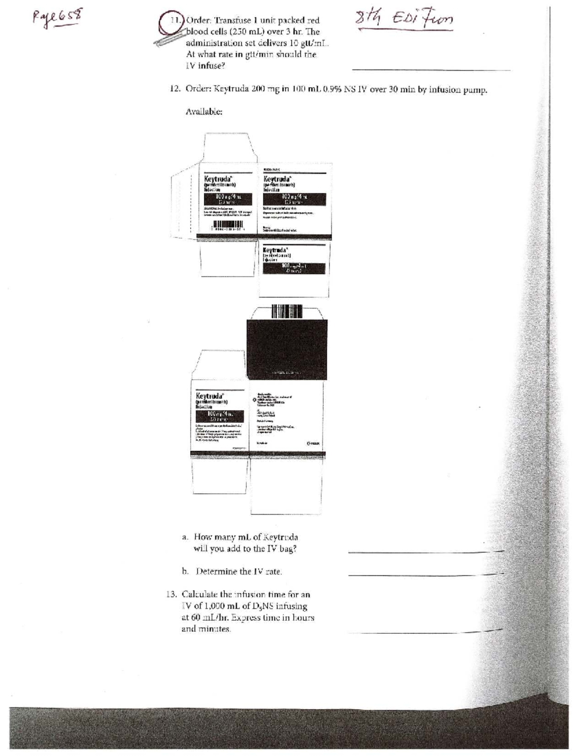 Raye658: IV Infusion Calculations & Medication Orders - 8th Edition ...