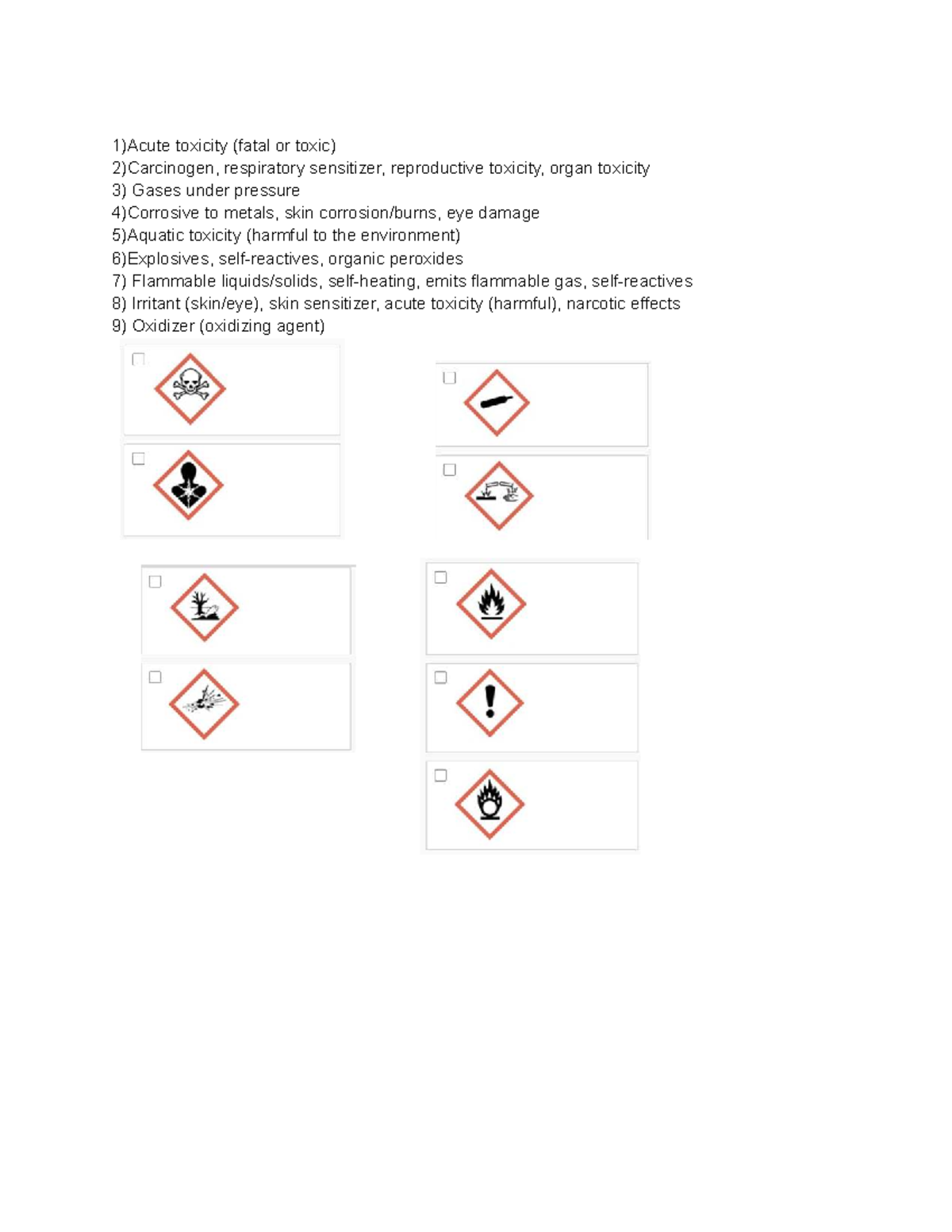 Acute Toxicity Symbol 1 3