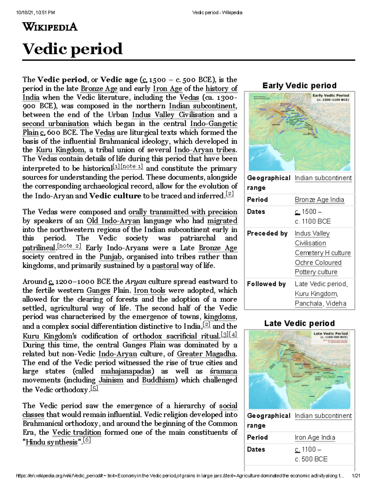 Vedic period - Wikipedia - en.wikipedia/wiki/Vedic_period#:~:text ...