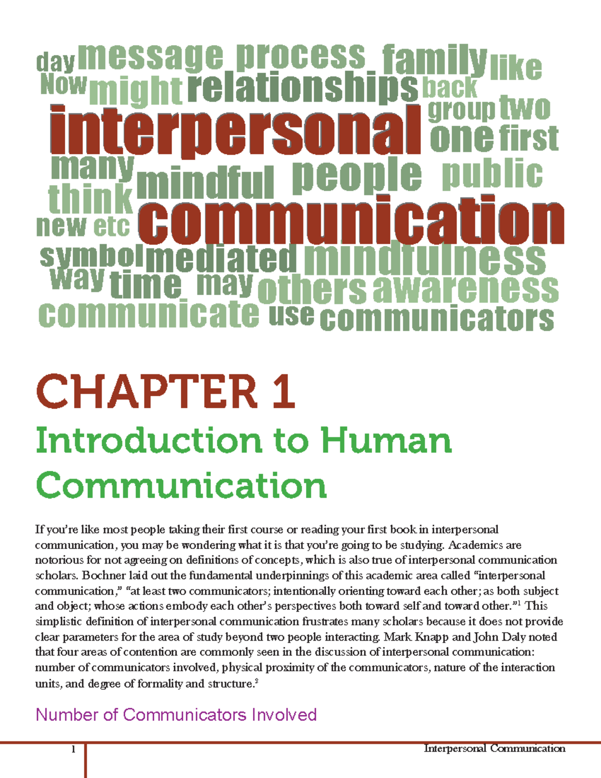 Final Exam Study Guide for BIO 101: Interpersonal Communication ...