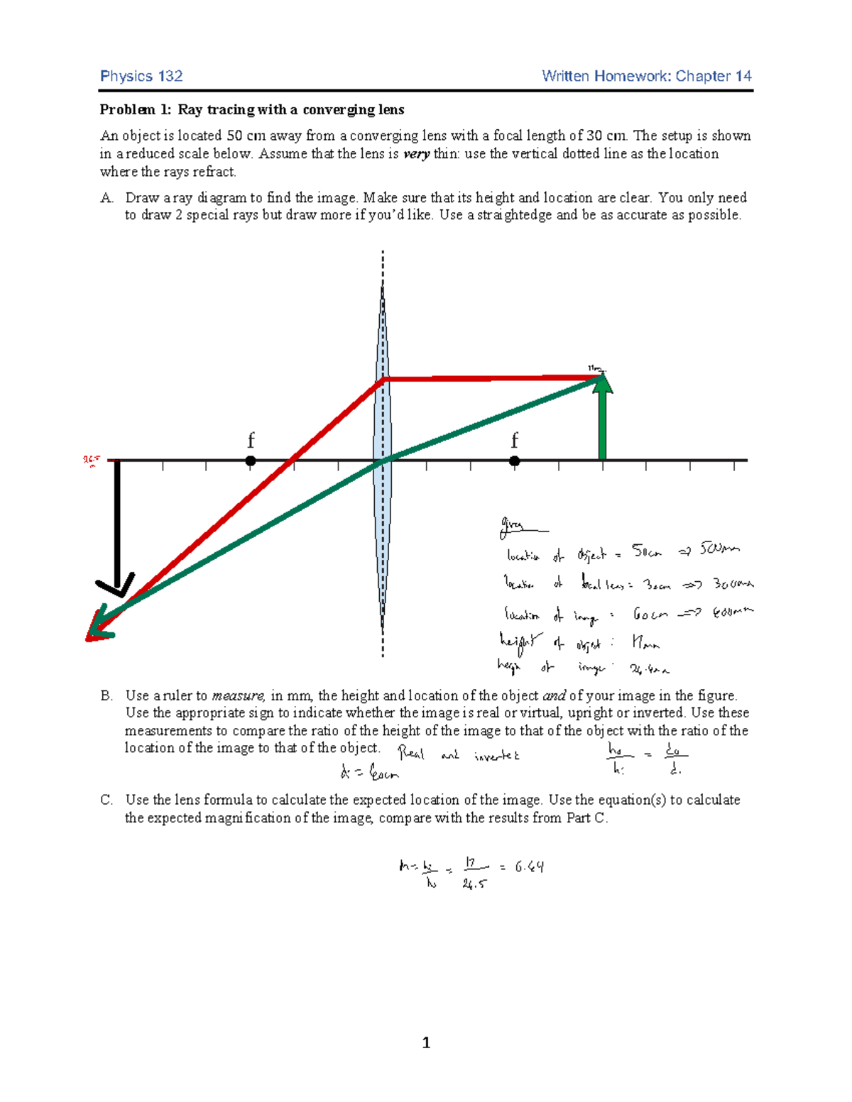 Ch 14 - Written Homework - Physics 132 - Sp24 - Studocu