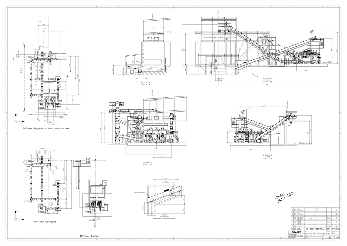 L1297182 - Sheet 1 - A - Storage Layout and Equipment Details - Studocu