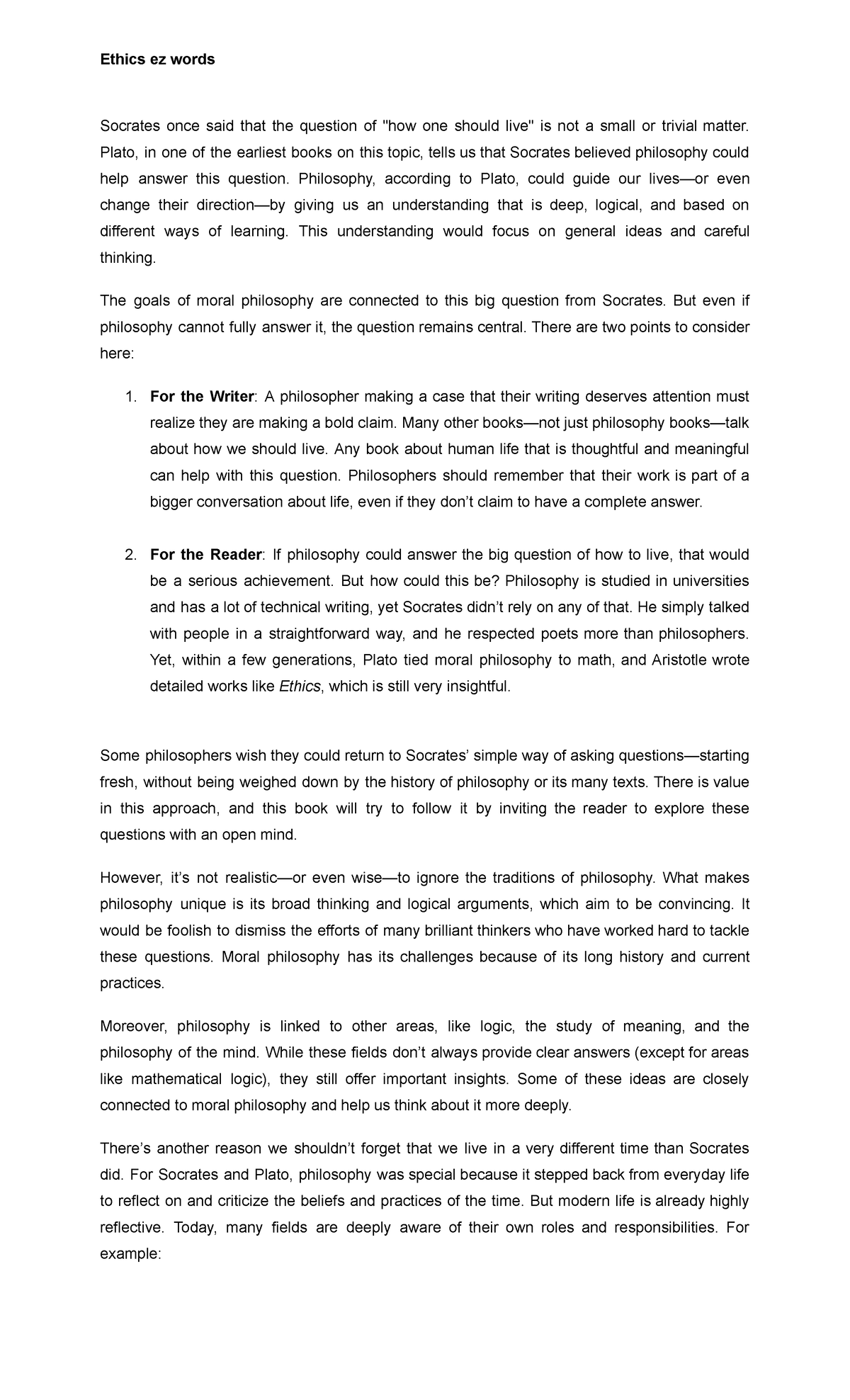 Ethics and the Philosophy of Living: Insights from Bernard Williams ...