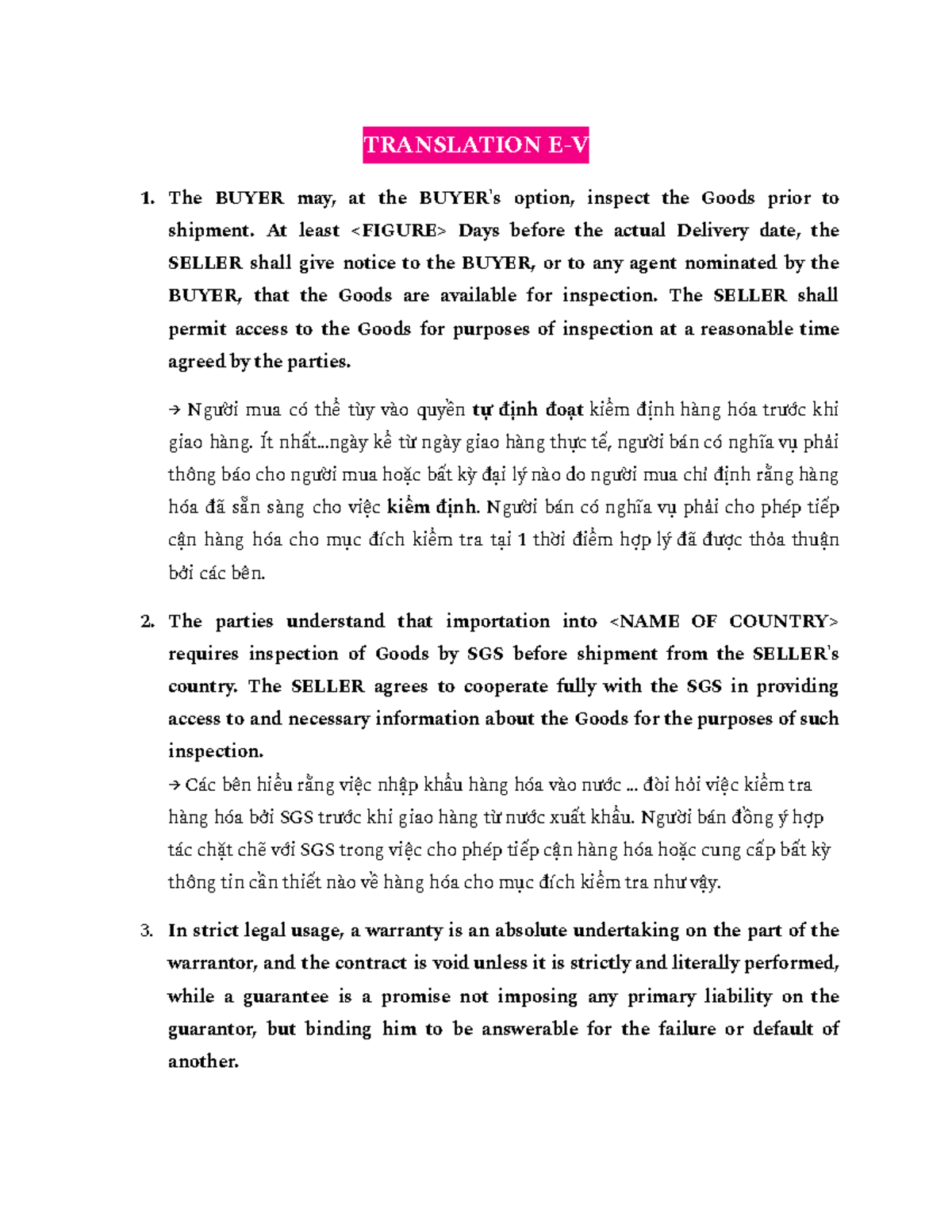 [ESP4] Final Exam Translation Notes & Insights - ESP4 - Studocu