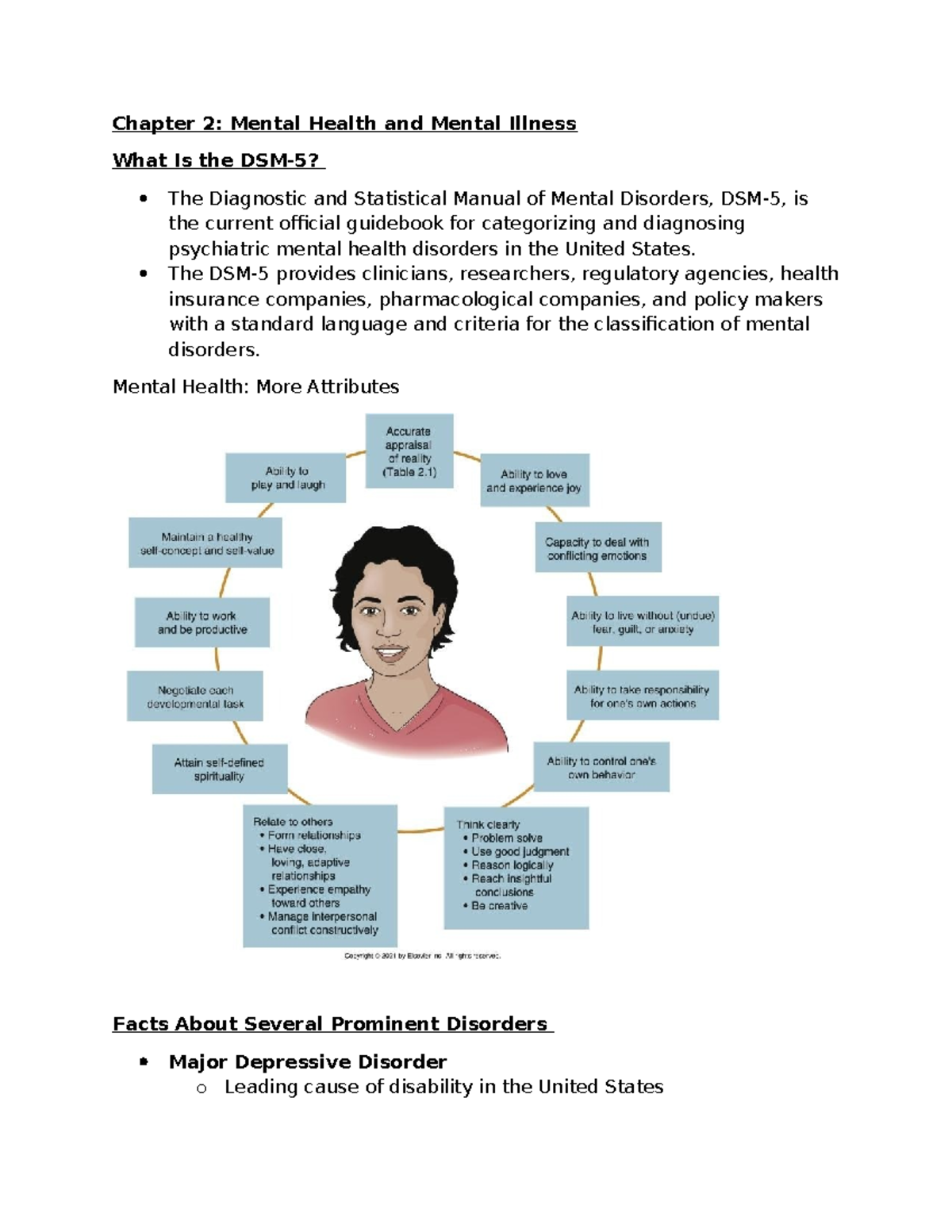 Psych - Ch. 2 Study Guide: Understanding Mental Health & Illness - Studocu