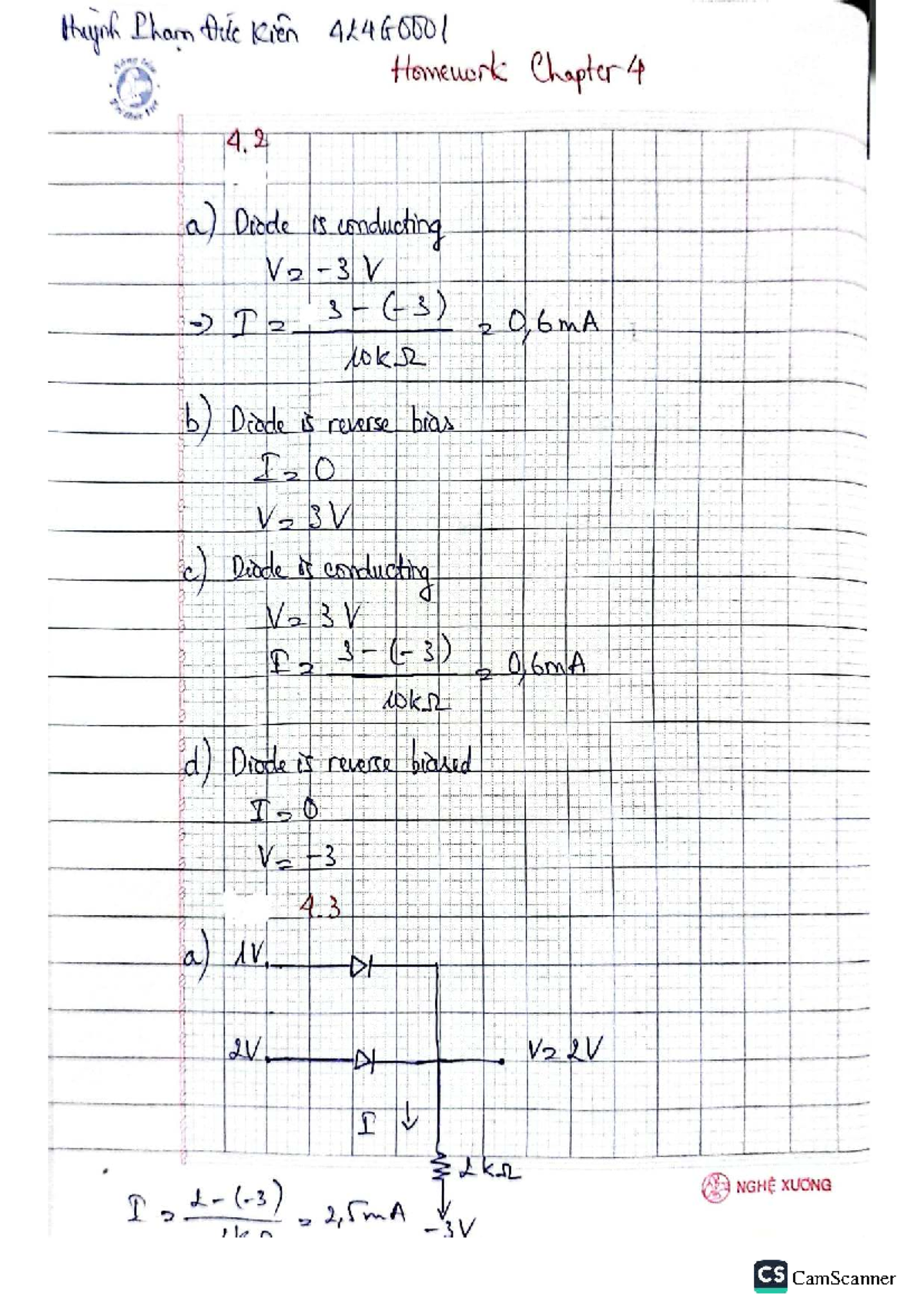 Homework Chapter 4: Diode Analysis in Electronic Circuits - Studocu