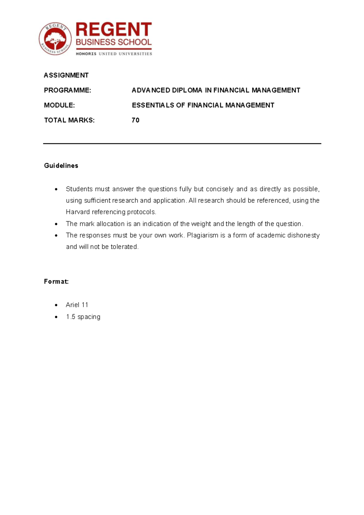 Mandatory Assignment: Essentials of Financial Management - Studocu