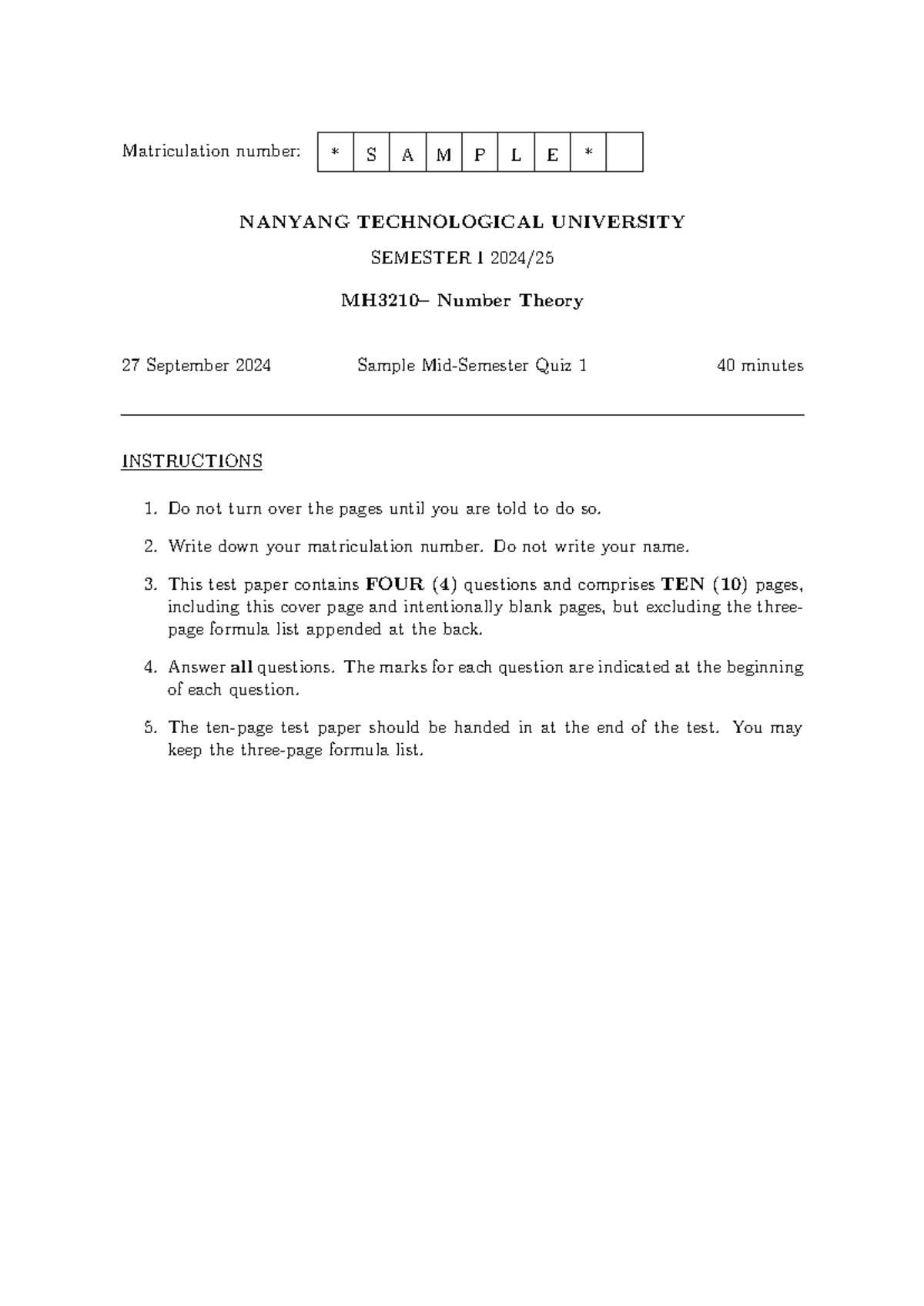 BA2204 Models Course Overview and Assessment Details S2 AY2024-2025 -  Studocu