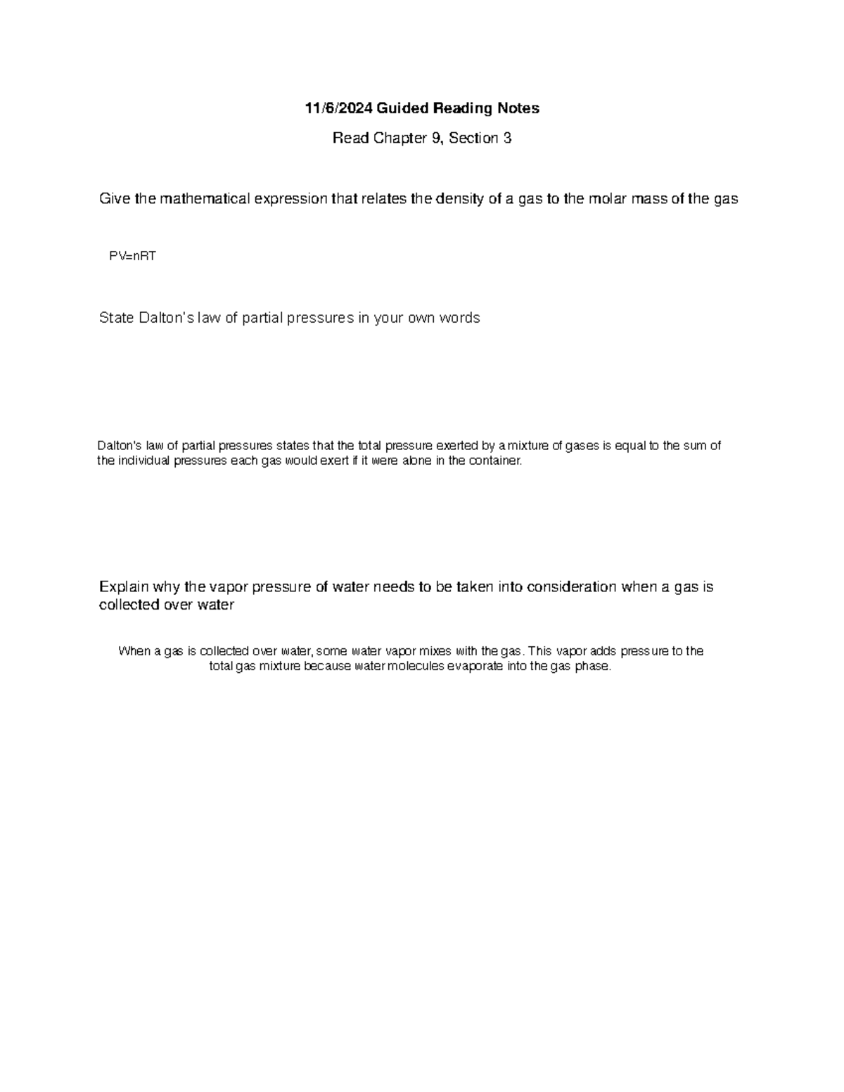 1106 Guided Reading Notes: Chapter 9, Section 3 Insights - Studocu
