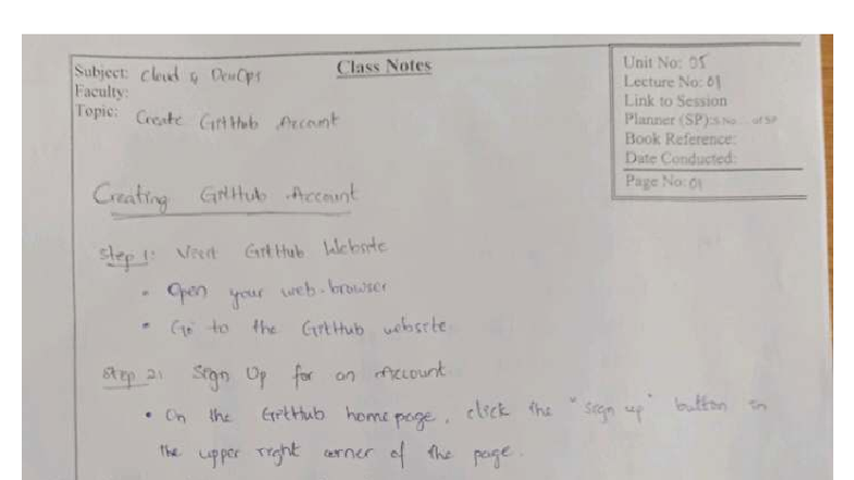 CND UNIT-5: AWS & GitHub Operations Class Notes - Studocu