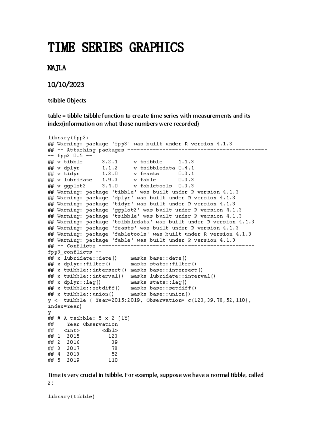 Chapter-2-sit3005 - TIME SERIES - TIME SERIES GRAPHICS NAJLA 10/10 ...
