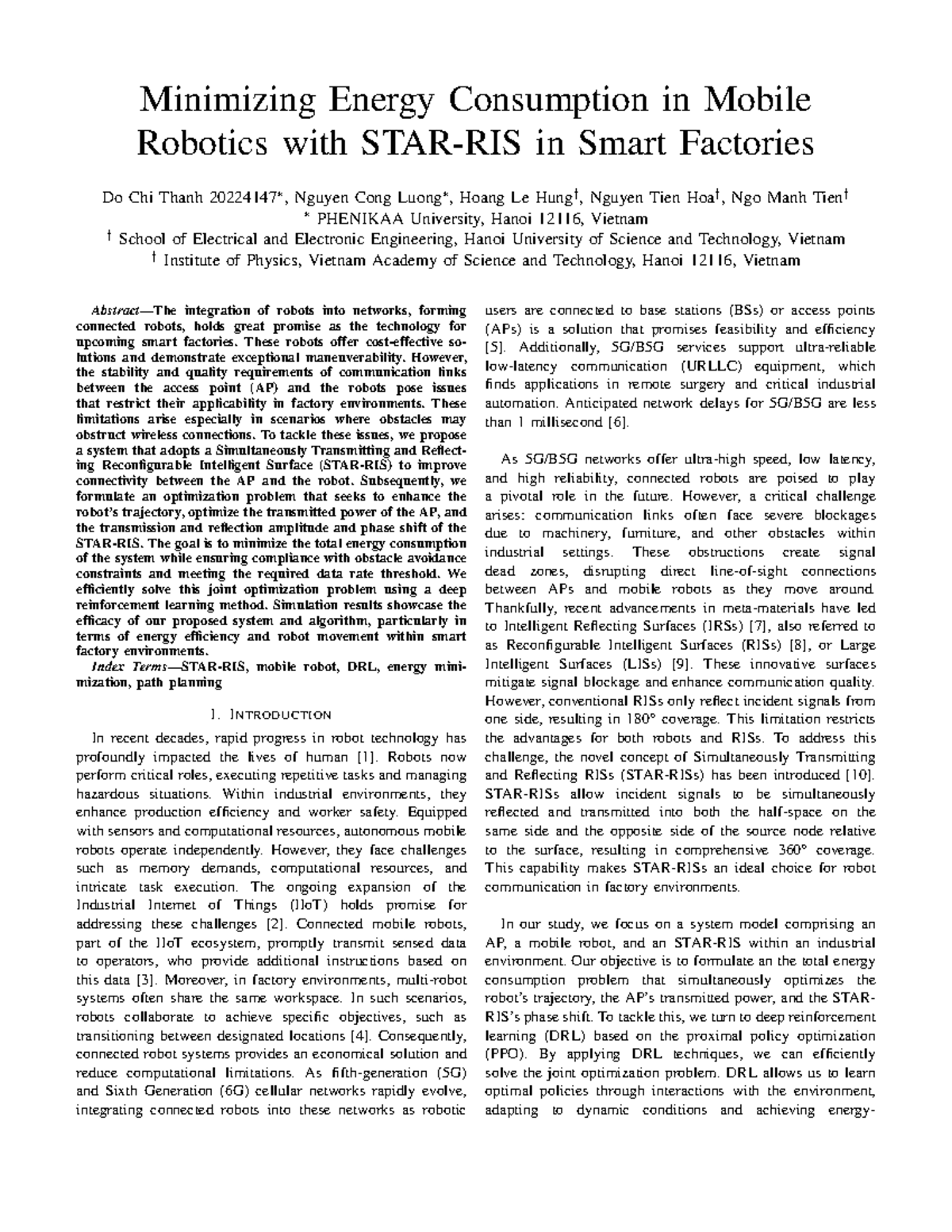Optimizing Energy Consumption in Mobile Robotics for Smart Factories ...