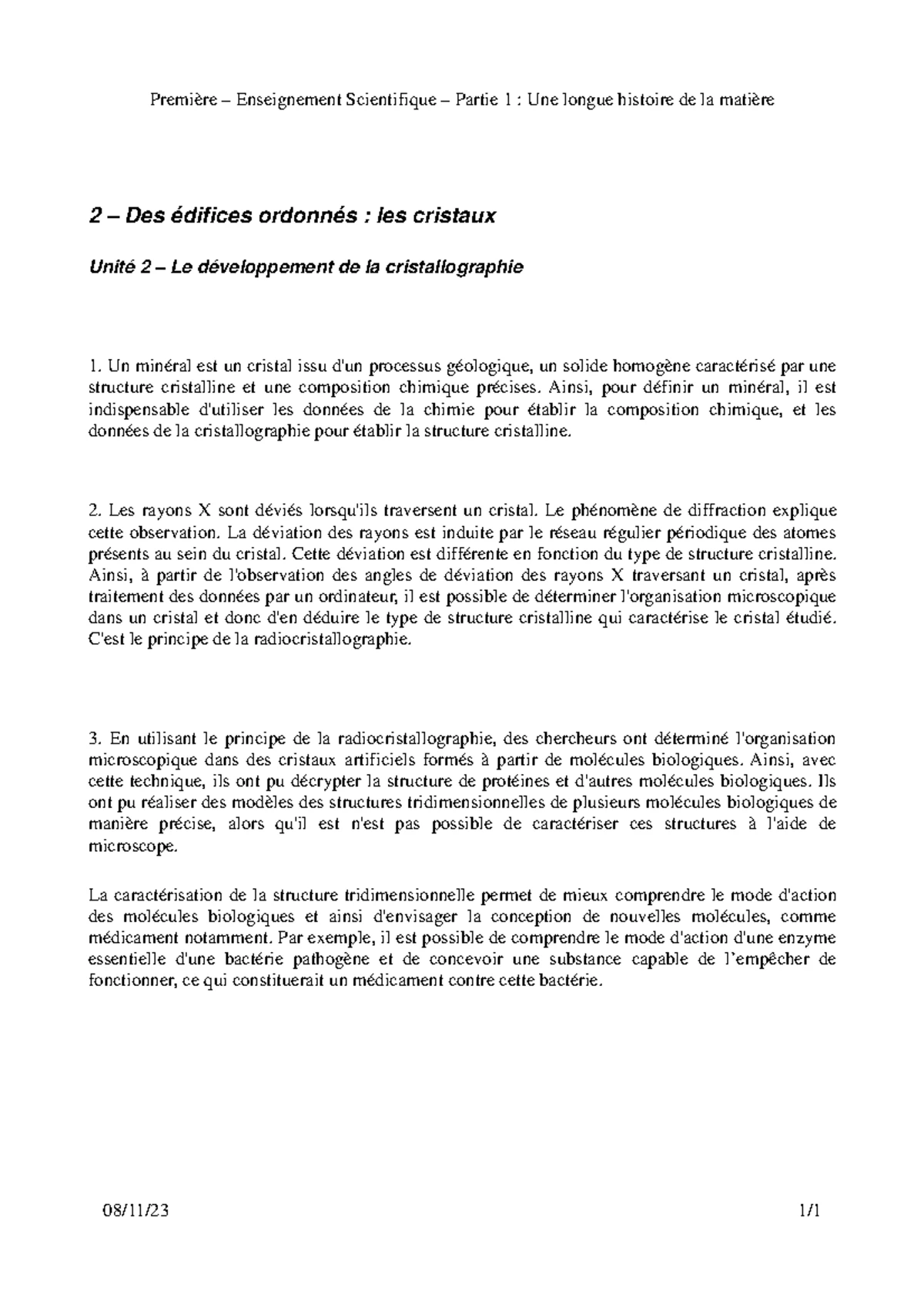 Exercices 2023 - Enseignement scientifique - General Science ...