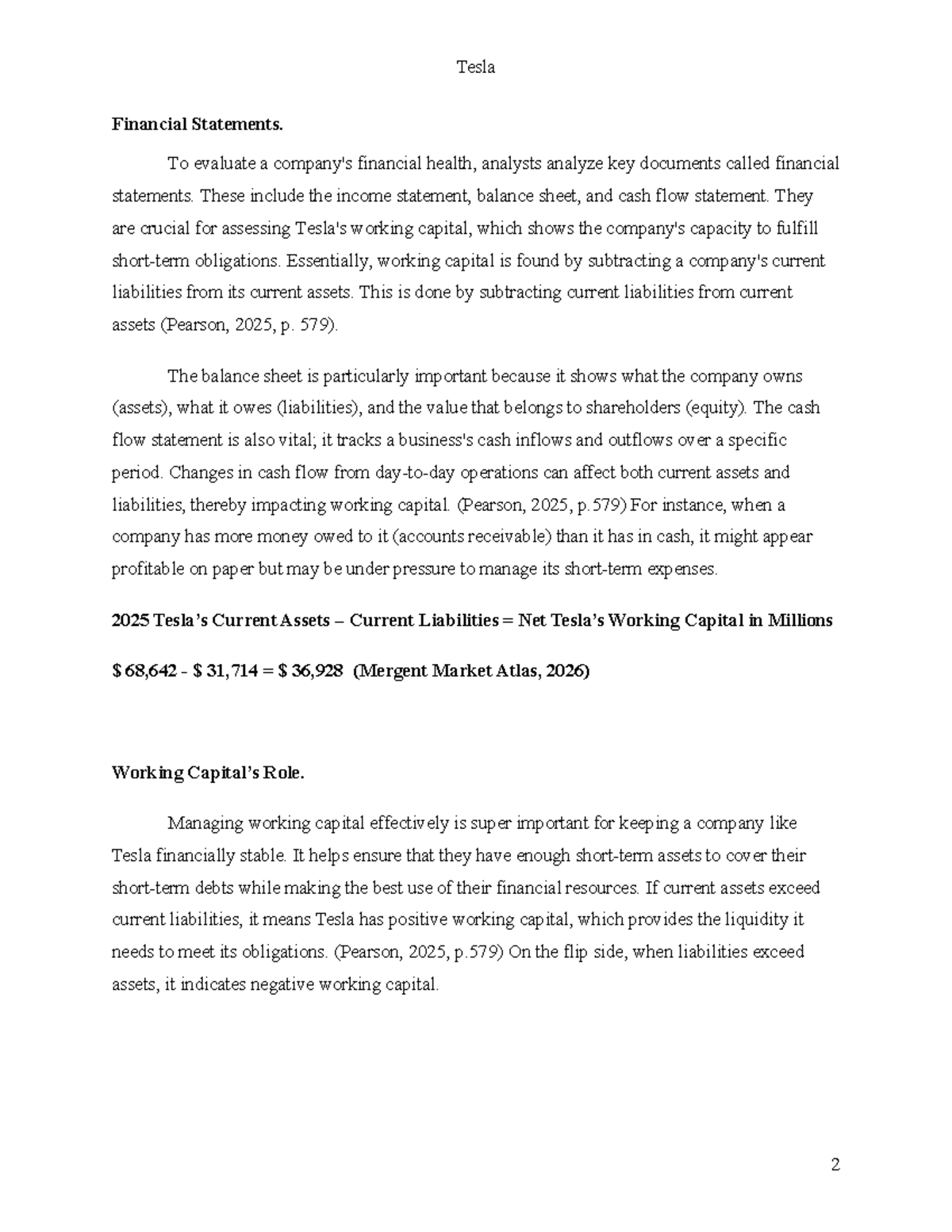 Tesla Financial Statements Analysis: Key Insights for 5-2 Project Two ...