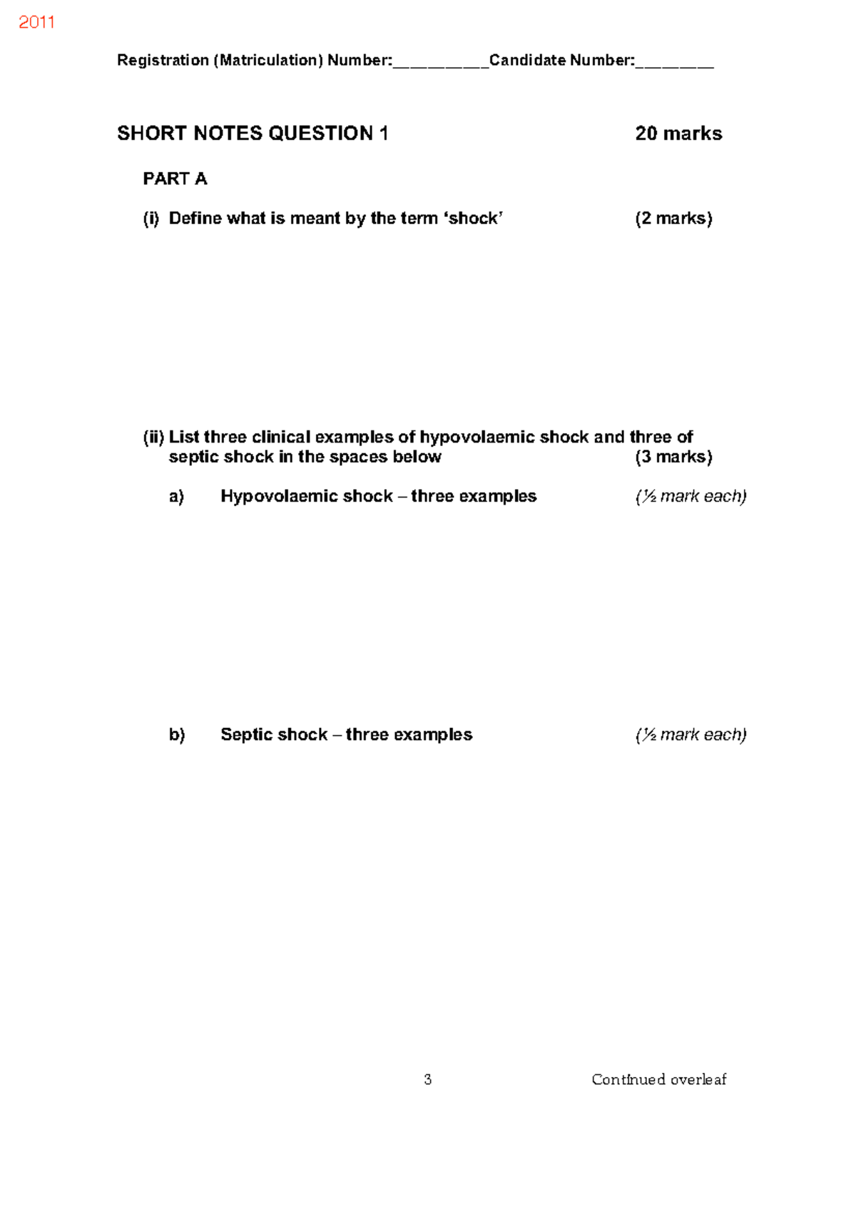 3rd Year Haematology Past Paper Questions: Comprehensive Guide - Studocu