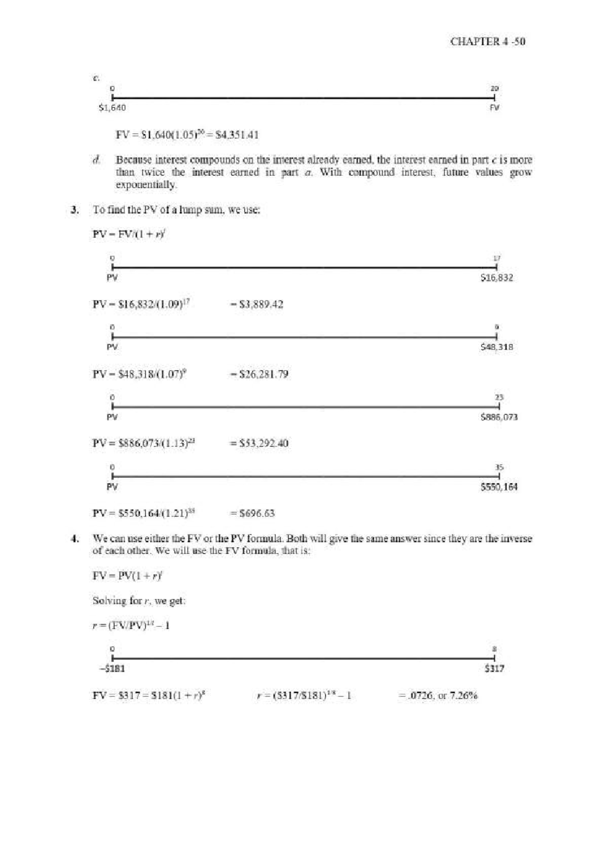CHAPTER 4 - Future Value and Present Value Concepts in Finance - Studocu