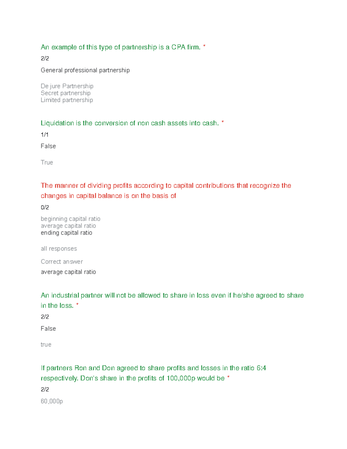 Far finals - An example of this type of partnership is a CPA firm. * 2 ...