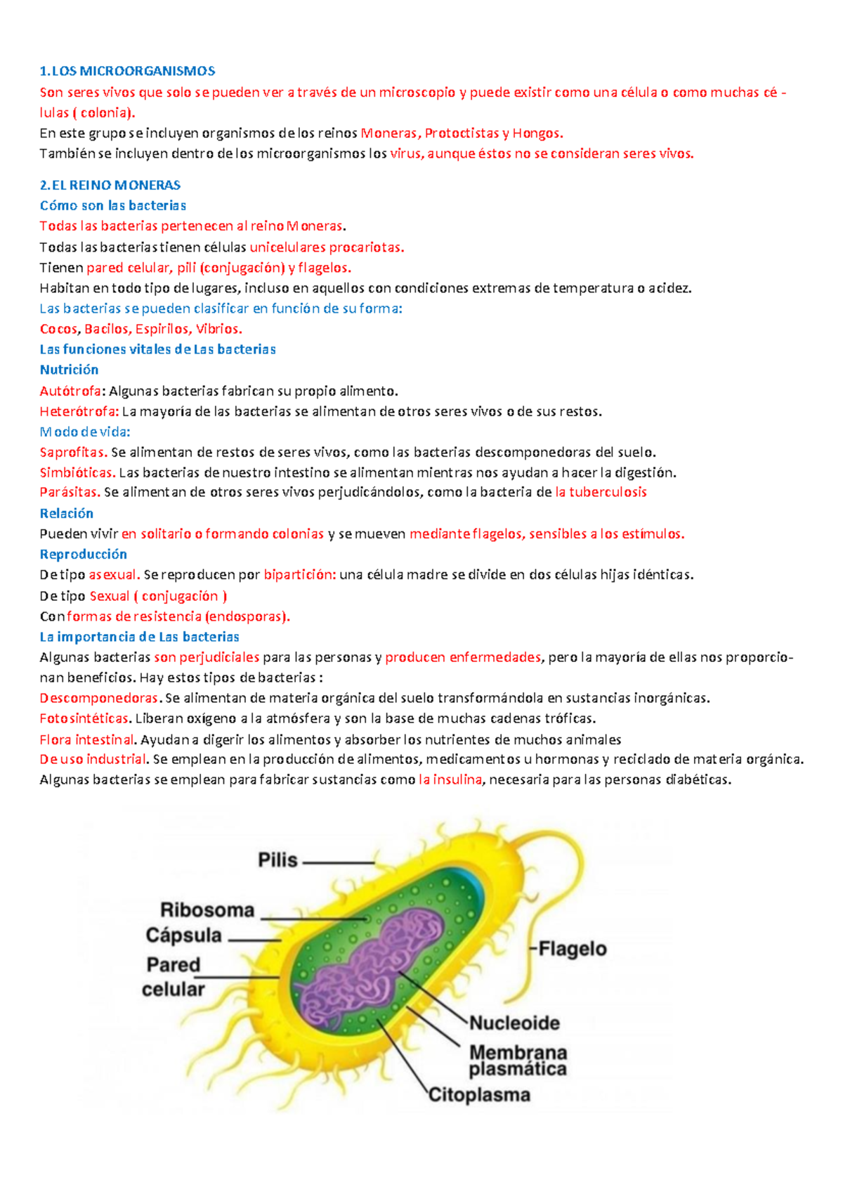 Biologia 5.1 - Microorganismos y Reinos Biológicos - Studocu