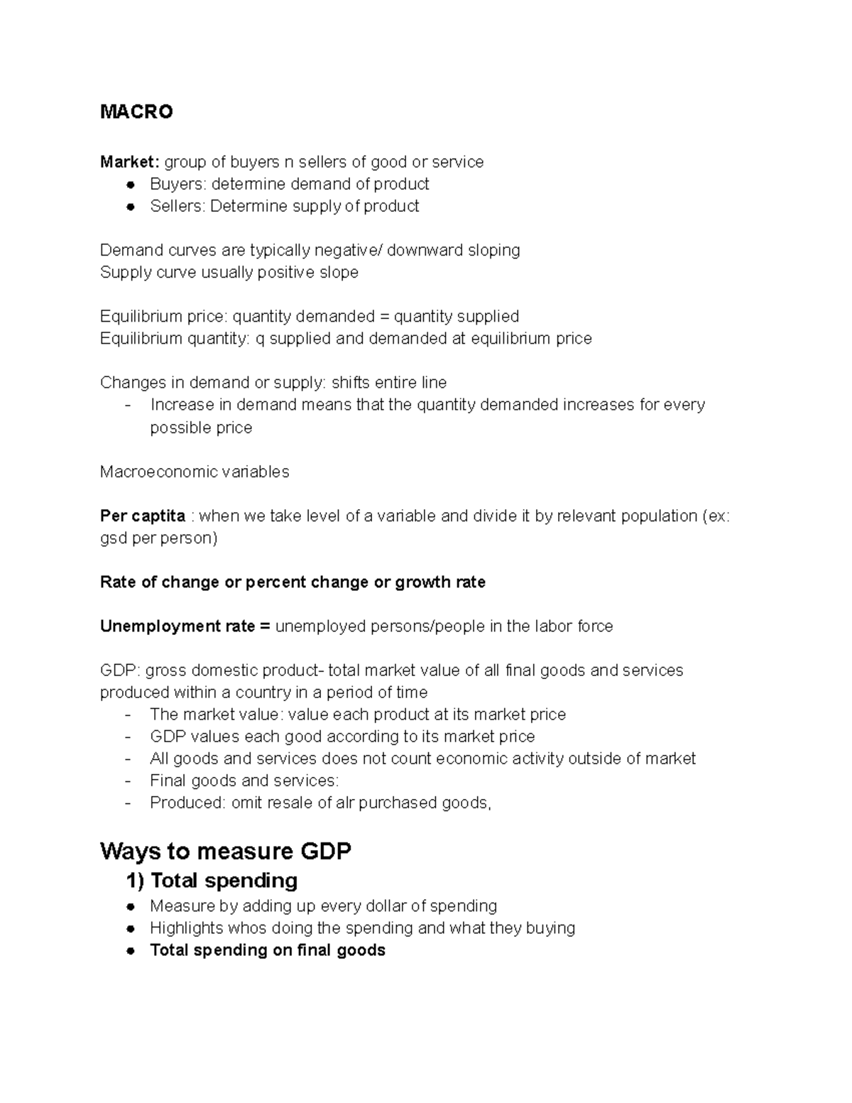 MACRO: Key Concepts in Macroeconomics - Studocu