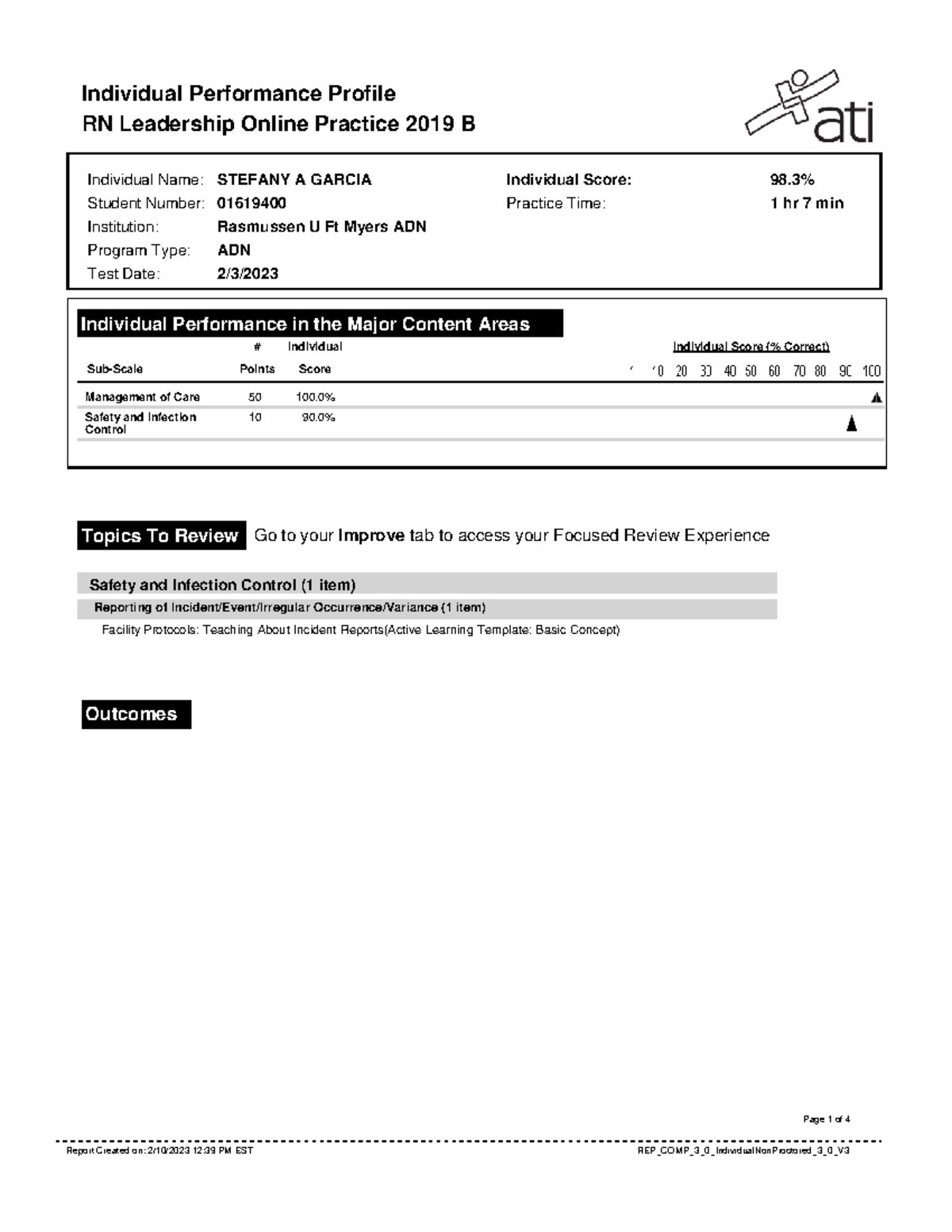 Leadership Practice B: RN Performance Profile & Review Guide - Studocu