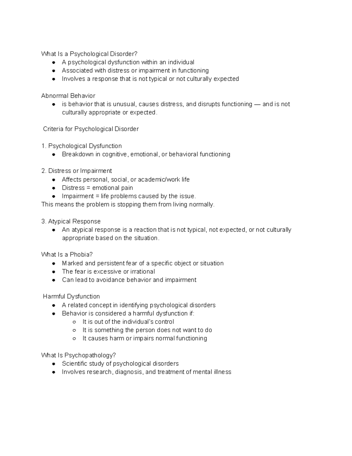 Psychological Disorders: Understanding Dysfunction and Treatment (RAM 3 ...