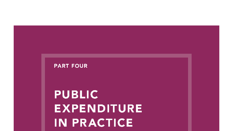Public Expenditure Analysis: Framework and Applications (267-328) - Studocu