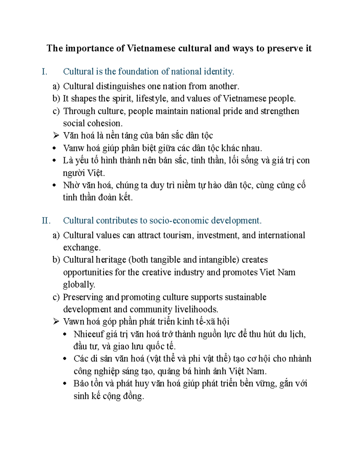 The Importance of Vietnamese Culture & Preservation Methods (CULT 101 ...
