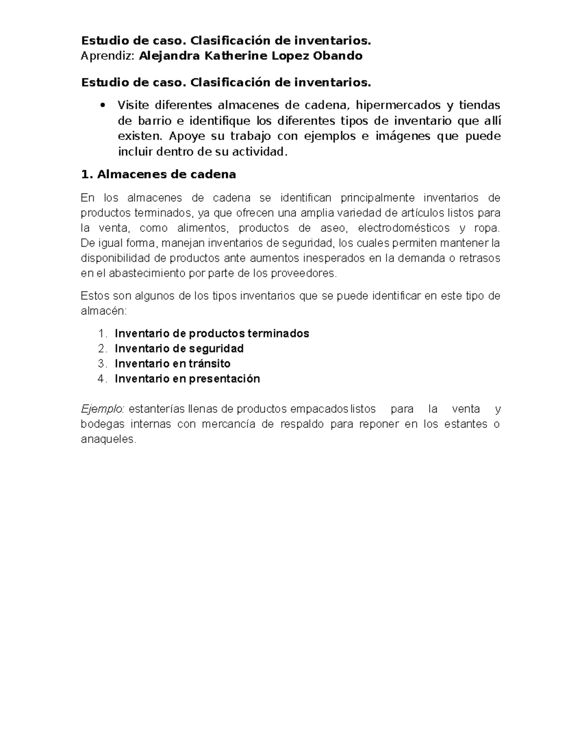 Estudio de Caso: Clasificación de Inventarios y Análisis ABC - Studocu