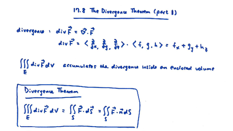 Lesson 36: Understanding the Divergence Theorem (17) - Studocu