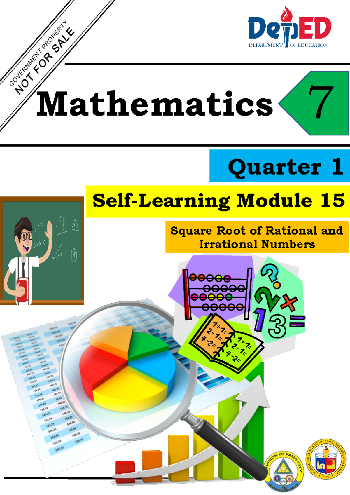 Math 7 Q1 M15 - Square Roots of Rational and Irrational Numbers Module ...