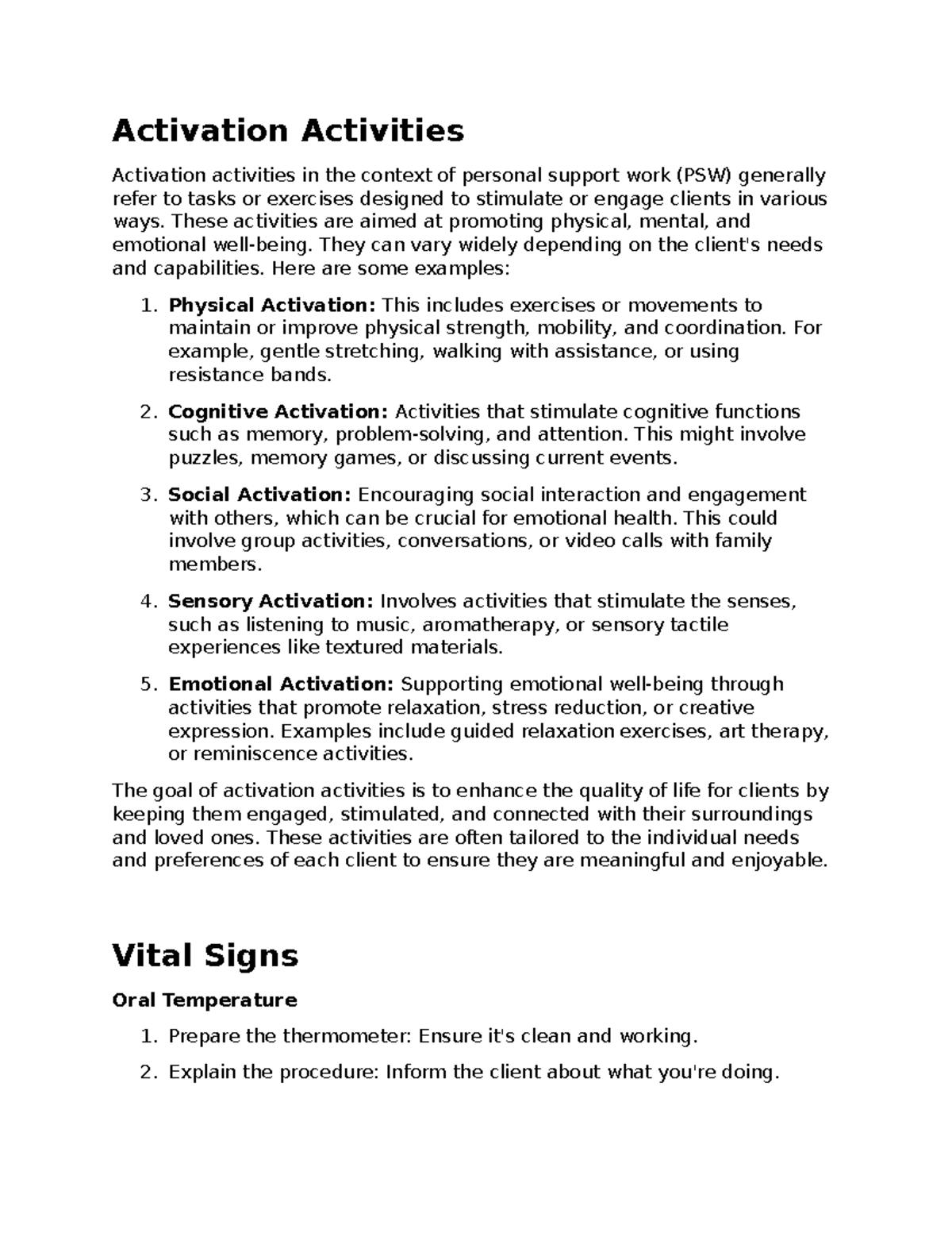 Aaaaaaaaaaa - Activation Activities Activation activities in the ...
