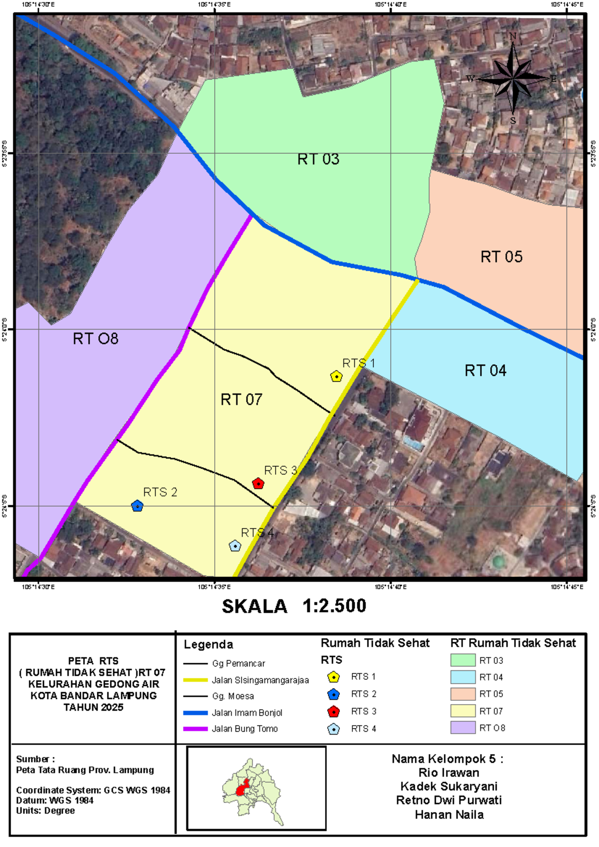 Peta RTRW FIX - RT 03, RT 05, RT 08, RTS 1-4, 2025 - Studocu