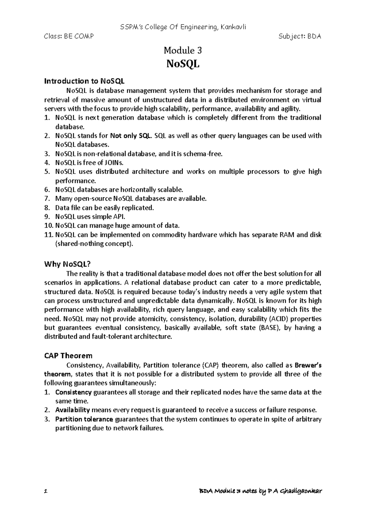 BDA Module 3 COMP - easy to understand helpful for exam best for ...
