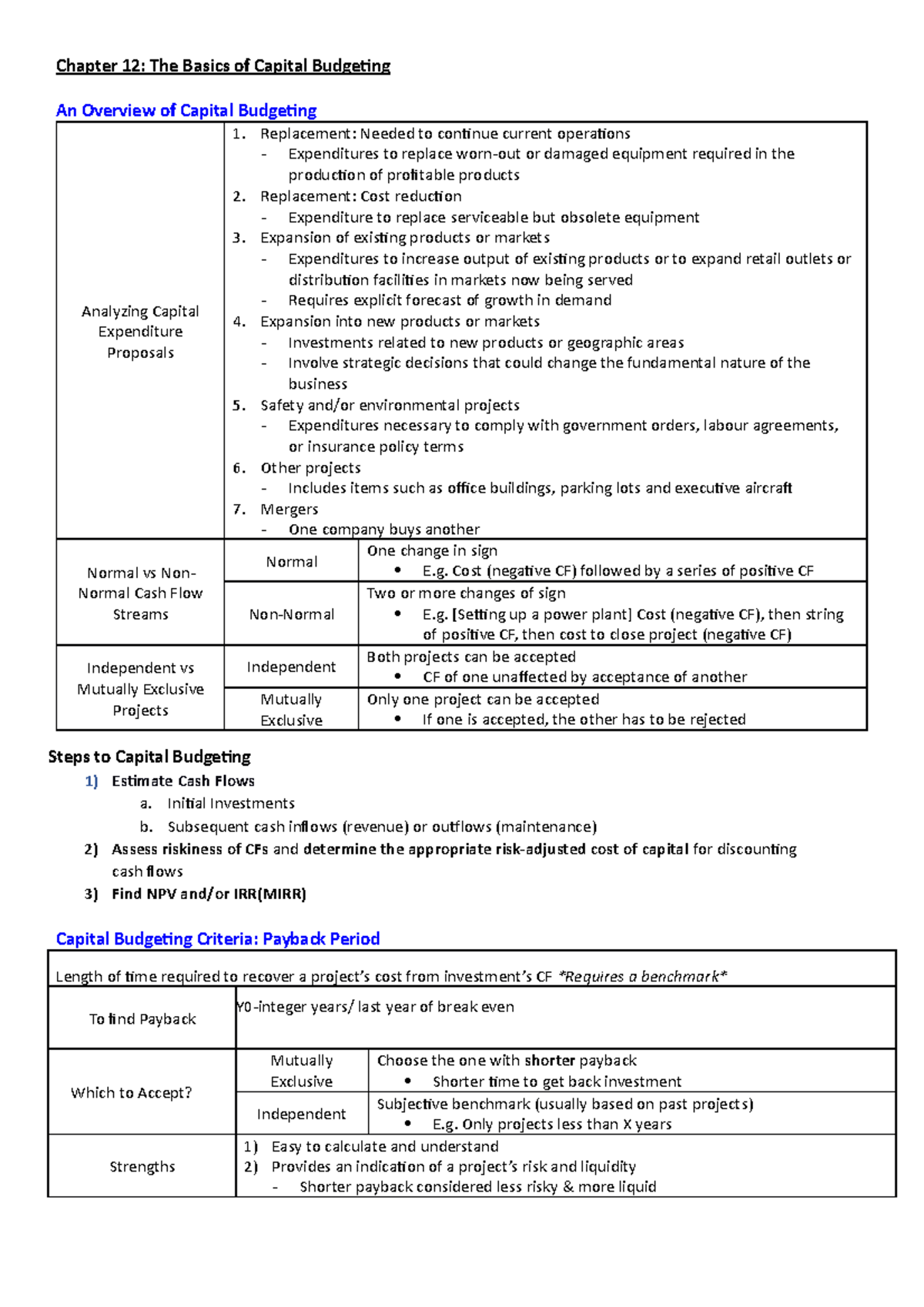 Capital Budgeting Basics: Key Concepts & Criteria for Investment ...