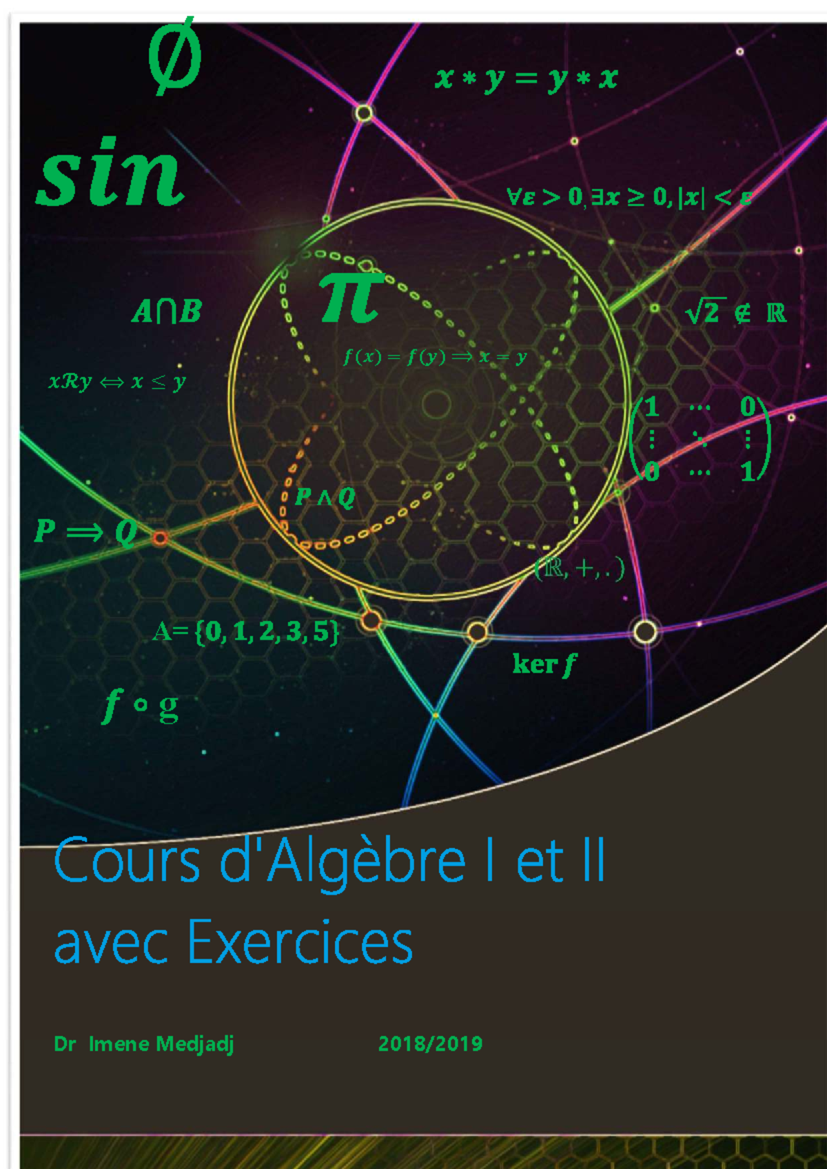 Cours I et II de Mathématiques avec Exercices Corrigés - Studocu