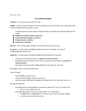 Module 1 Introduction to Critical Thinking - Key Points - - Studocu
