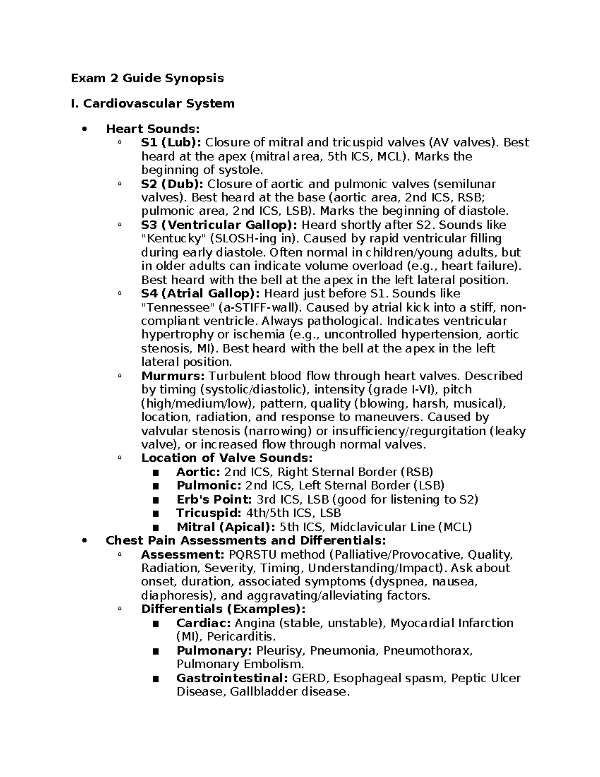 Cardio Documentation: Focused SOAP Note for Amanda Rodriguez - Studocu