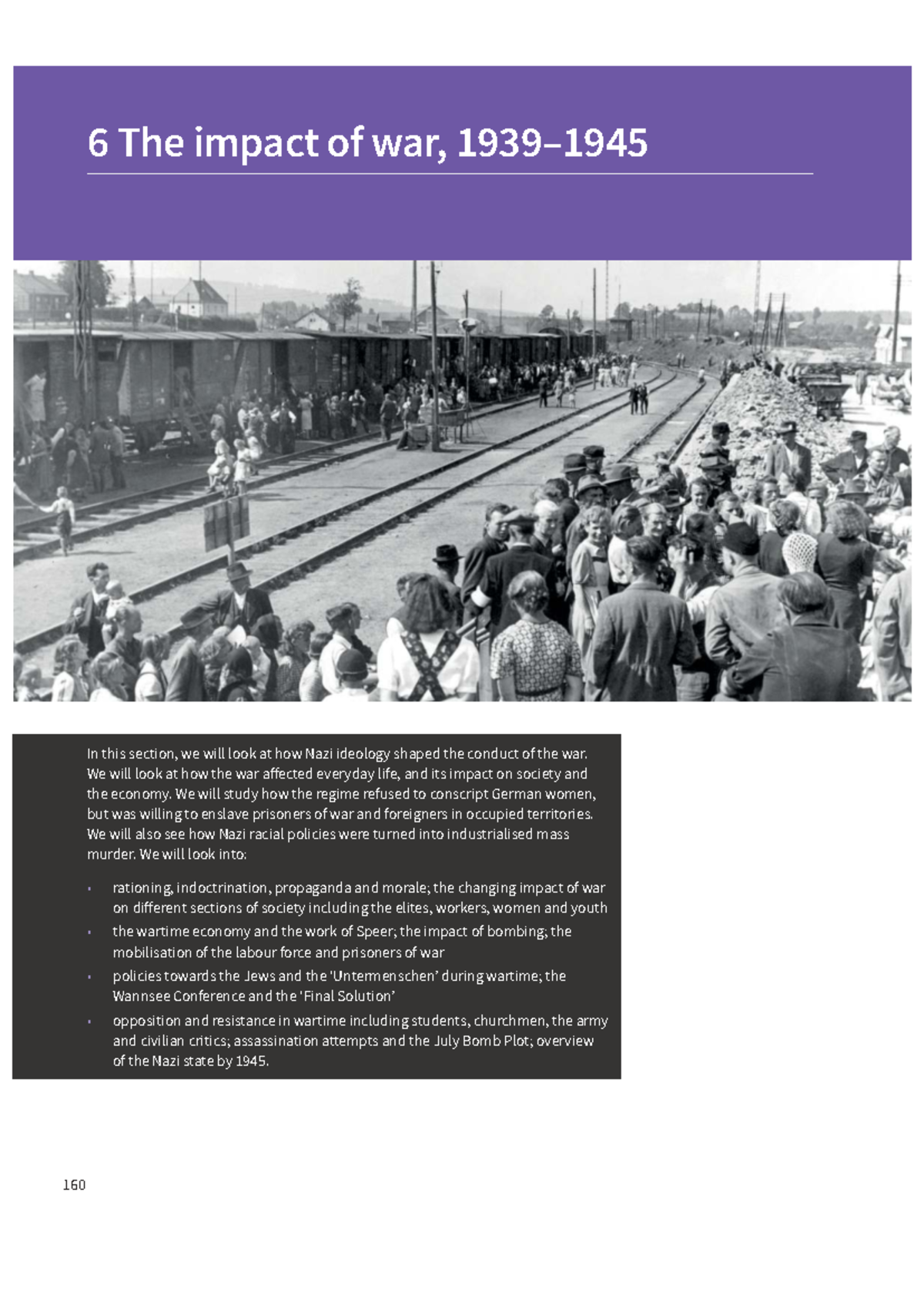 AQA History: The Impact of War on Nazi Germany (1939-1945) - Studocu