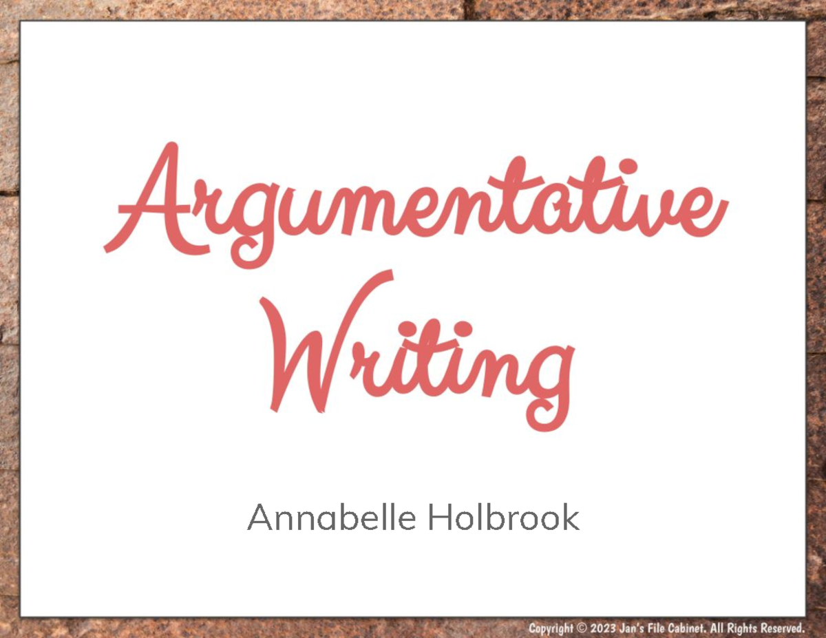 ENG 101 - Argumentative Writing Guide and Essay Tips - Studocu