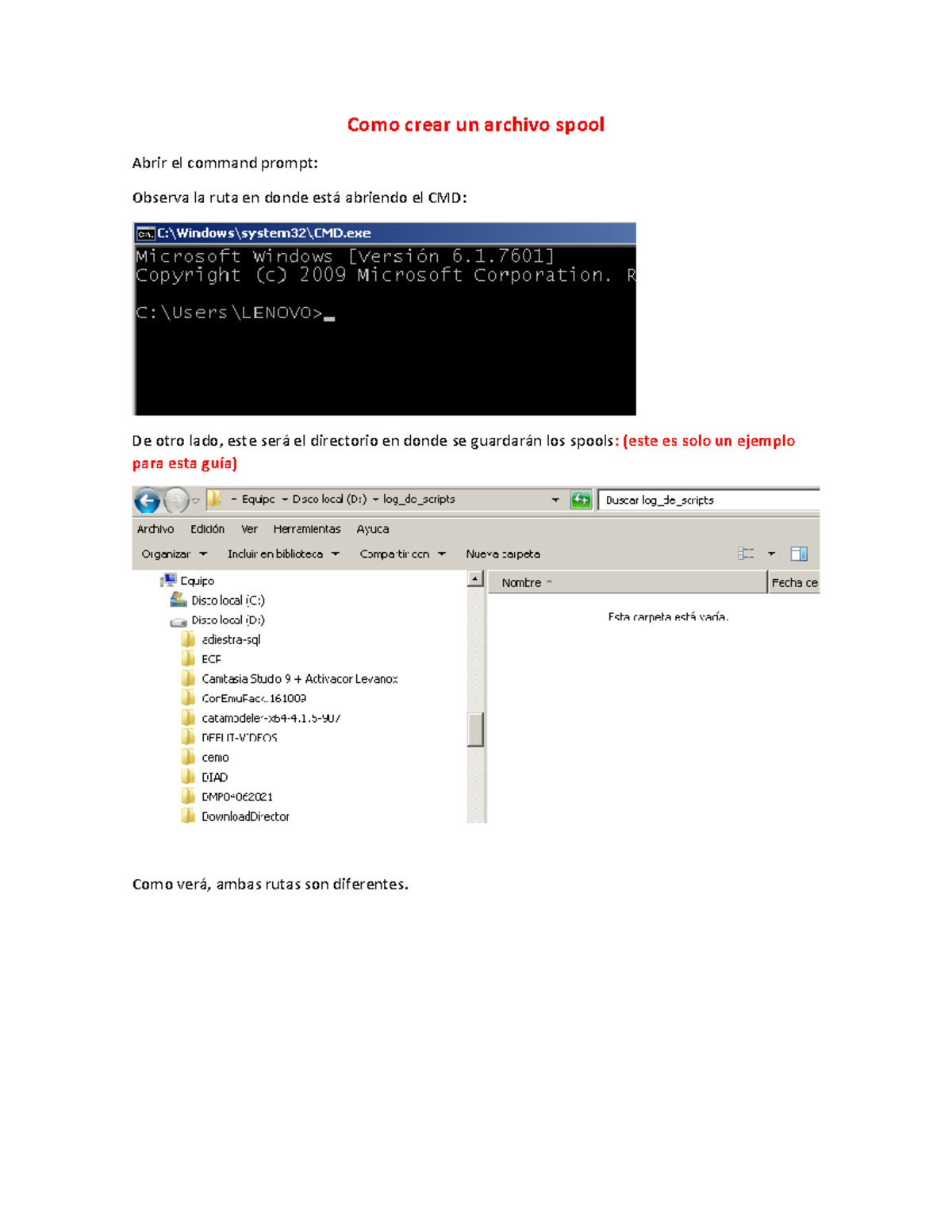 Guía para Crear un Archivo Spool en SQLPLUS 202601 - Studocu