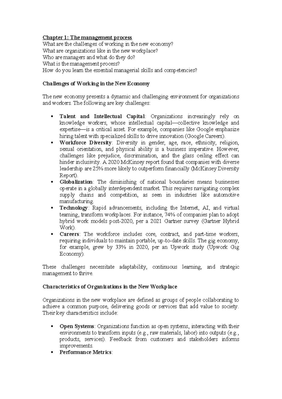 Quiz 1: Understanding Management Concepts and Theories (Course Code ...